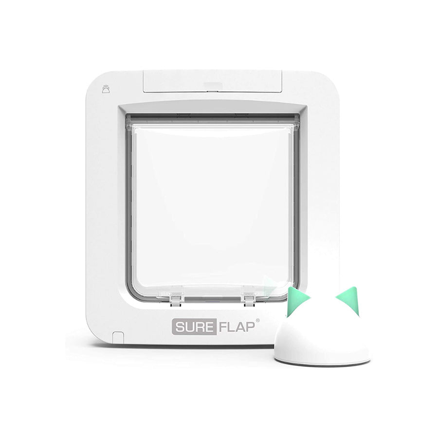 SureFlap Microchip Pet Door Connect with Hub – White Medium Cat & Small Dog