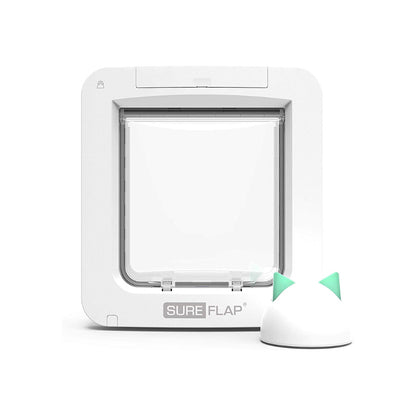 SureFlap Microchip Pet Door Connect with Hub – White Medium Cat & Small Dog