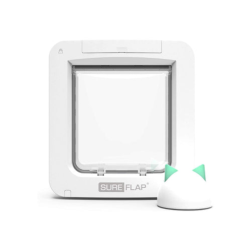 SureFlap Microchip Pet Door Connect with Hub – White Medium Cat & Small Dog