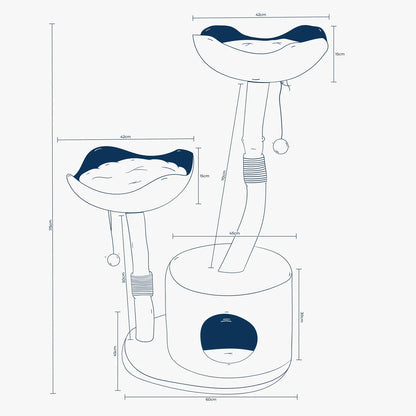 Back To Nature Basket Cat Tree by Lords & Labradors