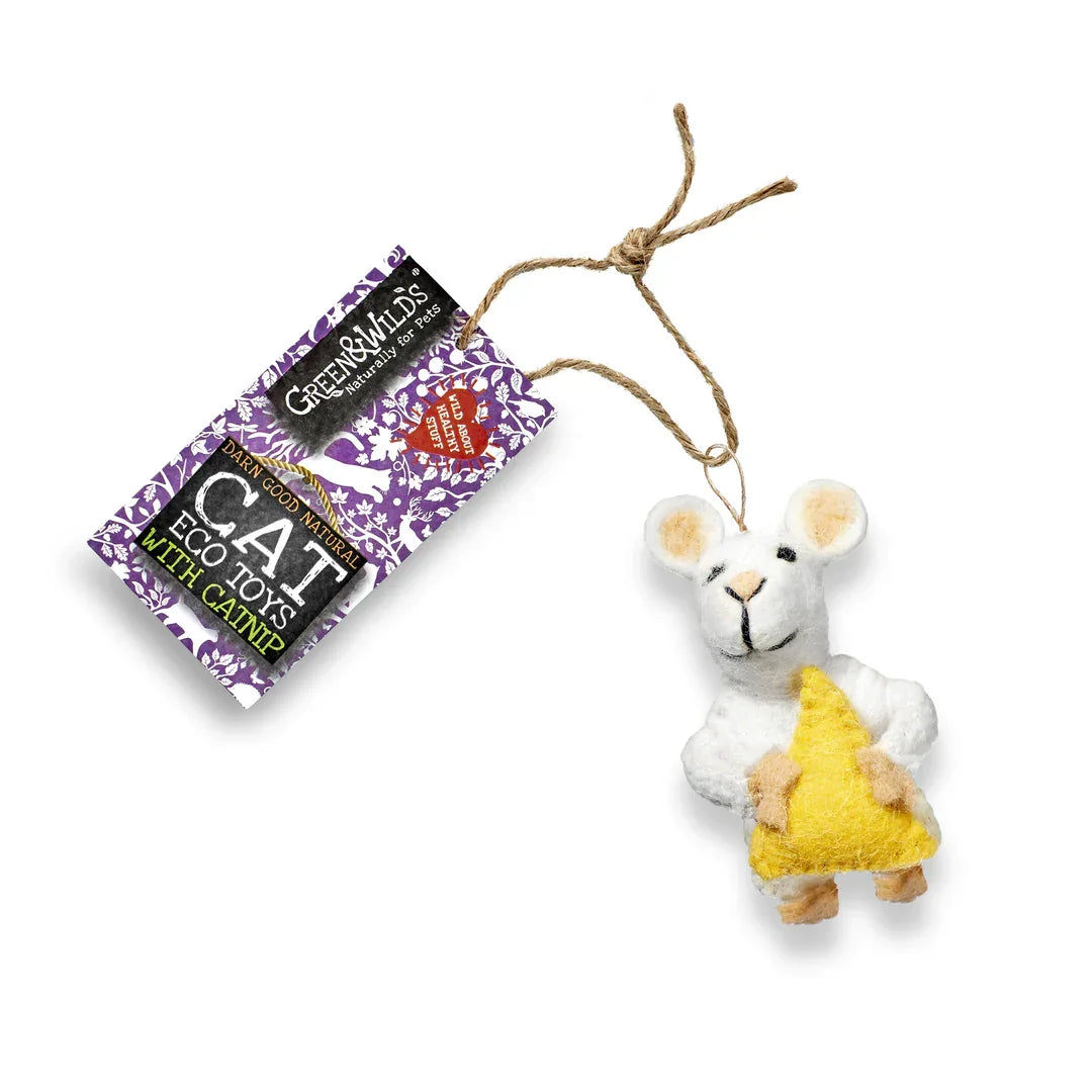 Monty Jack Mouse Eco Cat Toy with Catnip